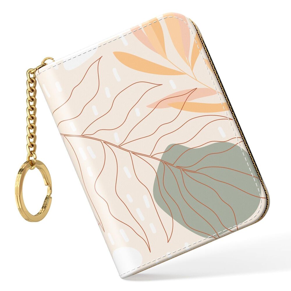 4104 Credit Card Holder, Small RFID Card Wallet , Slim Leather Card Holder